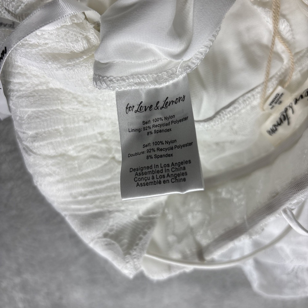 For Love & Lemons White Lace Maxi Dress - Picture 6 of 8